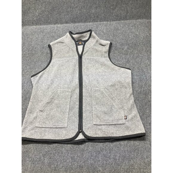 Route 66 Fleece Vest Men’s Size 2X Gray Full Zip - Picture 1 of 9